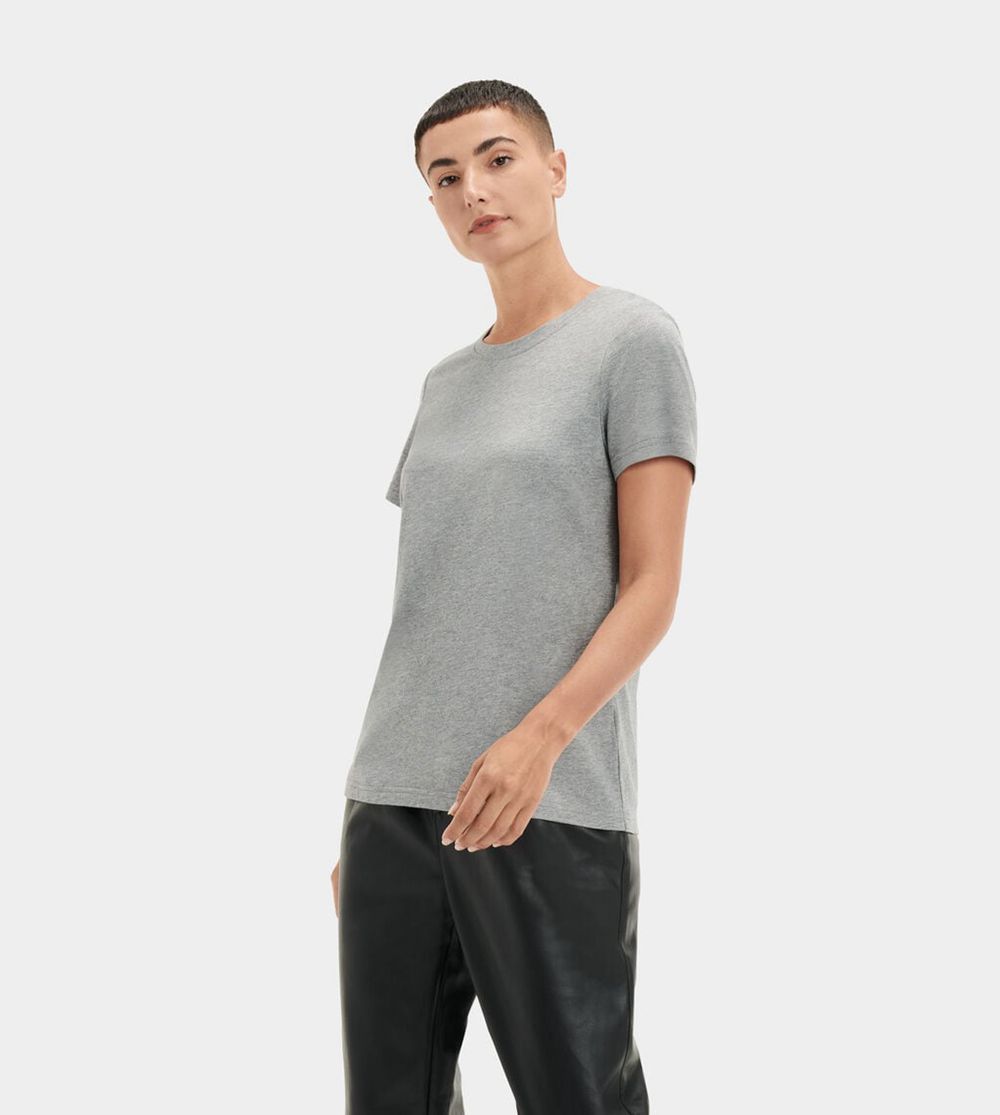 Ugg Tee Shirt Womens - Ugg Romy Shirt Grey - 467GOKXDI